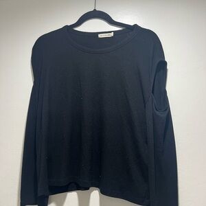 Rag & Bone jean black sweater - arm cutouts